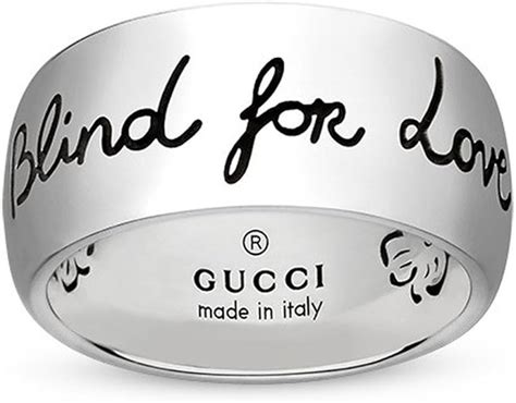 gucci blind for love ring on hand|maglione blind for love gucci.